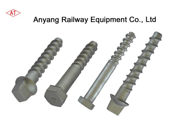 China High Quality Railroad Rail Spikes, Threaded Spikes Factory