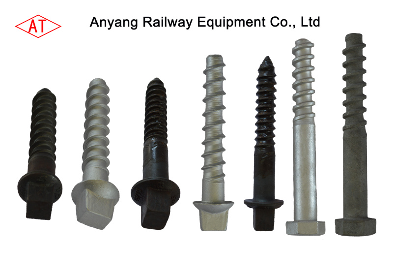 China High Quality Railway Rail Spikes, Screw Spikes Manufacturer