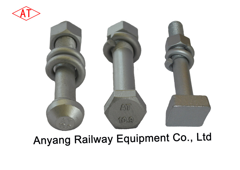 Rail Bolts and Nuts in Jointing Track and Fixing Railway Rail