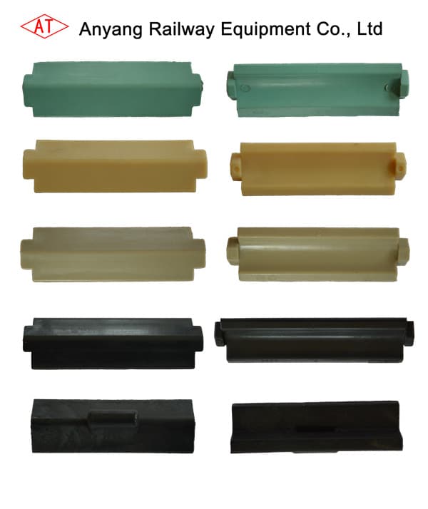 China Made Plastic Rail Spacers, PA66 Nylon Insulating Liner for Railway Track Mounting-Factory Price