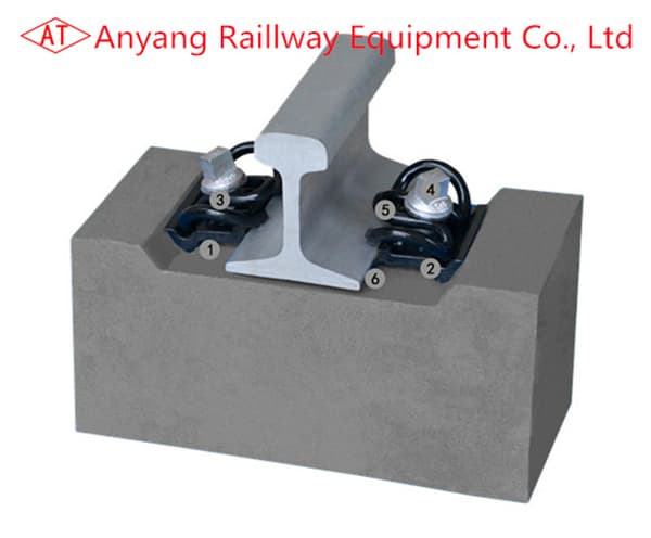 China Made SKL-14 Track Fastening Systems for Conventional Railway