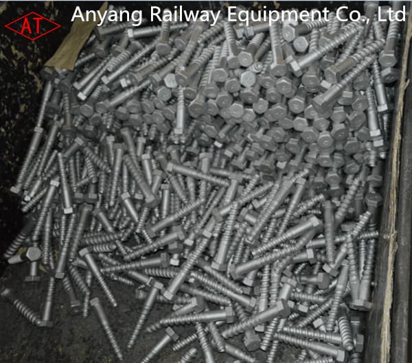 Threaded Screw Spikes and Fixing Railway Rail Fasteners Supplier