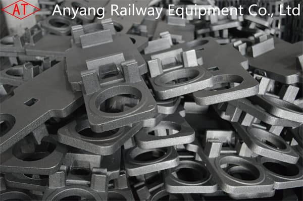 China Manufacturer Railway Rail Cast Iron Tie Plates, Track Fasteners