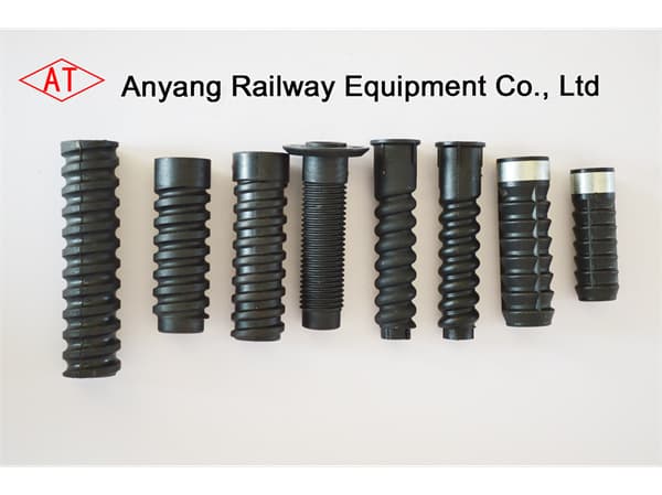 Railway Rail Insulator Plastic Sleeve, Nylon Plastic Dowel for Railroad Screw Spikes