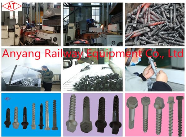 China Rail Spikes, Screw Spikes, Threaded Spikes Factory