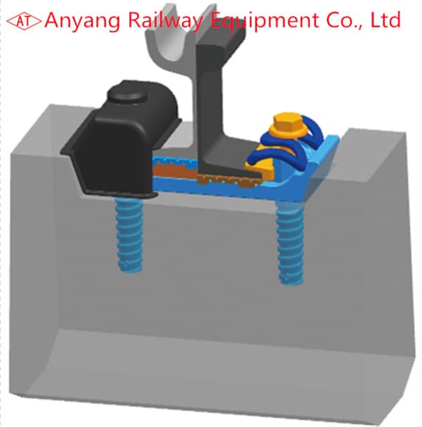 Tram Rail Fastening Systems with Sleepers -Anyang Railway Equipment