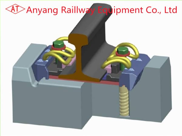 Type WJ-8 Rail Fastening Systems for High-Speed Railway Manufacturer