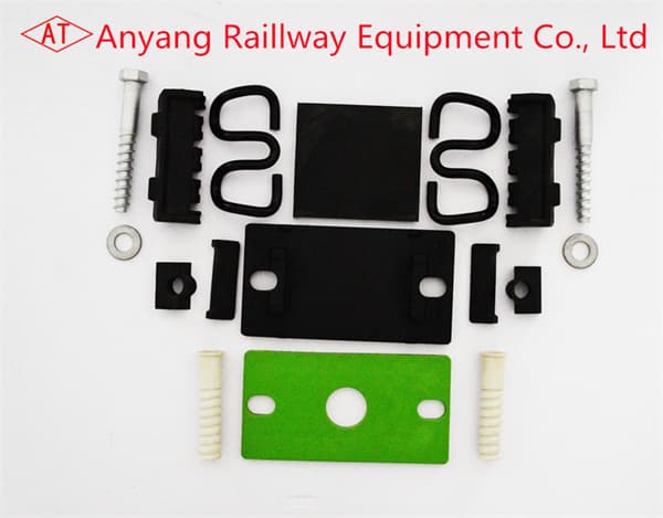 Type WJ-8 Railway Track Fastening Systems, Rail Fasteners for High-Speed Railroad