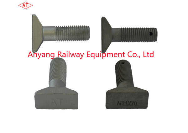 Various T-Head Bolts, Railway Bolts, Railway Fasteners for sale