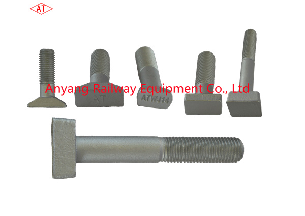 Various T-Head Bolts, Railway Bolts, Railway Fasteners Manufacturer