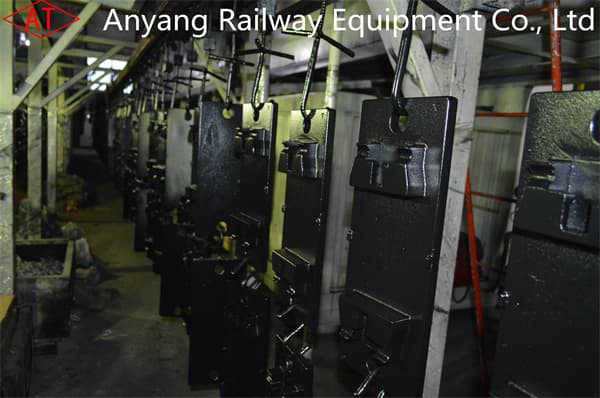 China Factory Rail Cast Tie Plates, Rail Fasteners – Mass Production