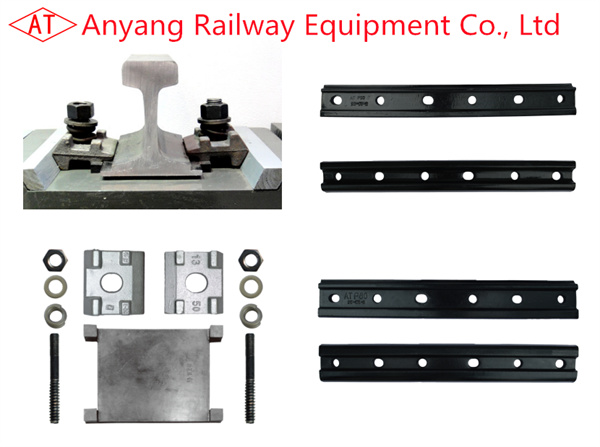 P50 and P60 railway rail splice bars and protect rail fastener system for Yongzhou Railway