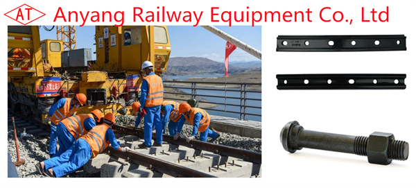 P50 fishplate and fish bolts for Afghan Railway