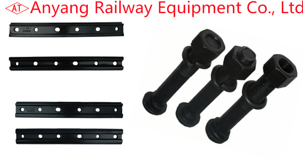 50kg/m and 60kg/m Railway sleeper fittings (joint splints, high-strength track bolts nuts, spring washers, flat washers) for Huangda Railway