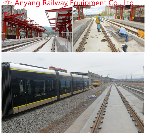 China Manufacturer P50 and P60 I-Type Rail Fastening System for Tianshui Tram