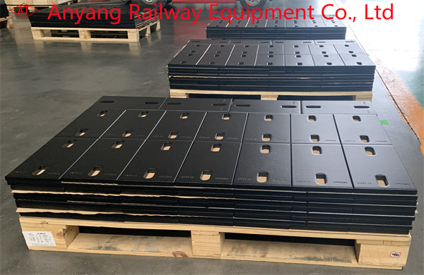 China Factory Rolled Iron Tie Plates for Rail Fastener System