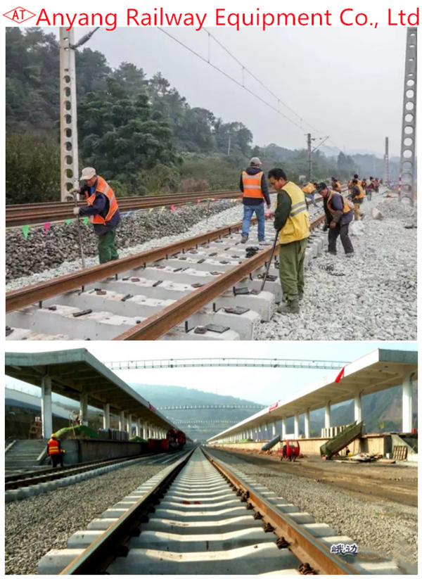 Embedded U-bolts, Ballast Steel Plates, Tie Plates for Chengdud-Kunming Railway