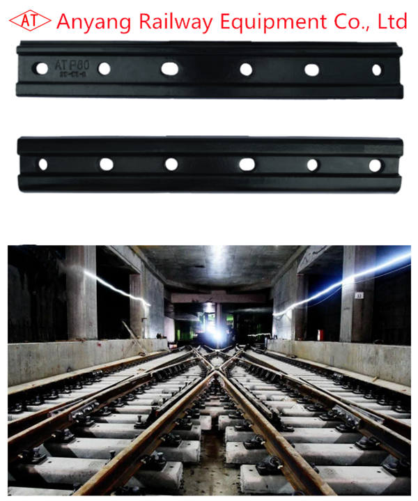 China Railway Joint Bars, Railroad Fishplates for 60kg/m Factory