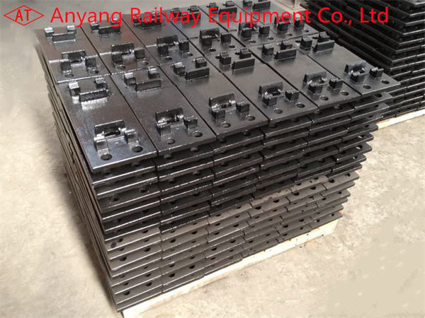 China Factory Cast Tie Plates for Railroad Rail Fastening System