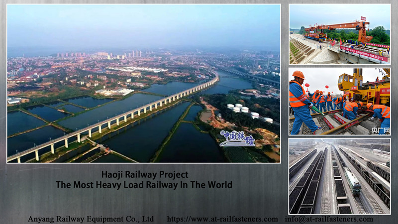 Rail Fastening System, Joint Bars,Nylon Insulators, Plastic Dowels for Haoji Railway