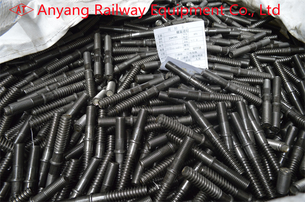 China 25*195 Anchor Bolts for Type I, II, III Railway Fastening System Manufacturer