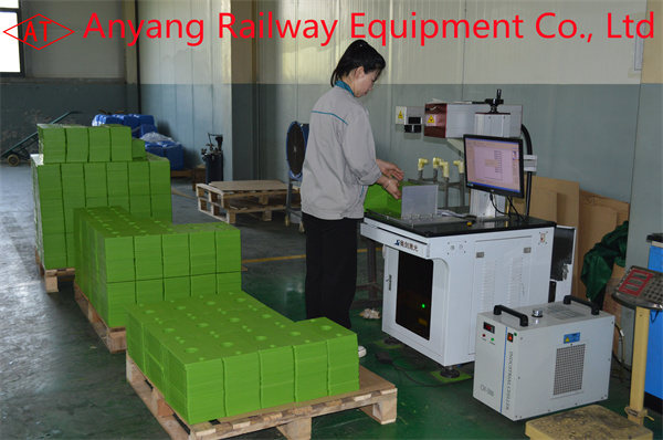 China High-Speed Railway Resilient Pads for Rail Fastener System Producer