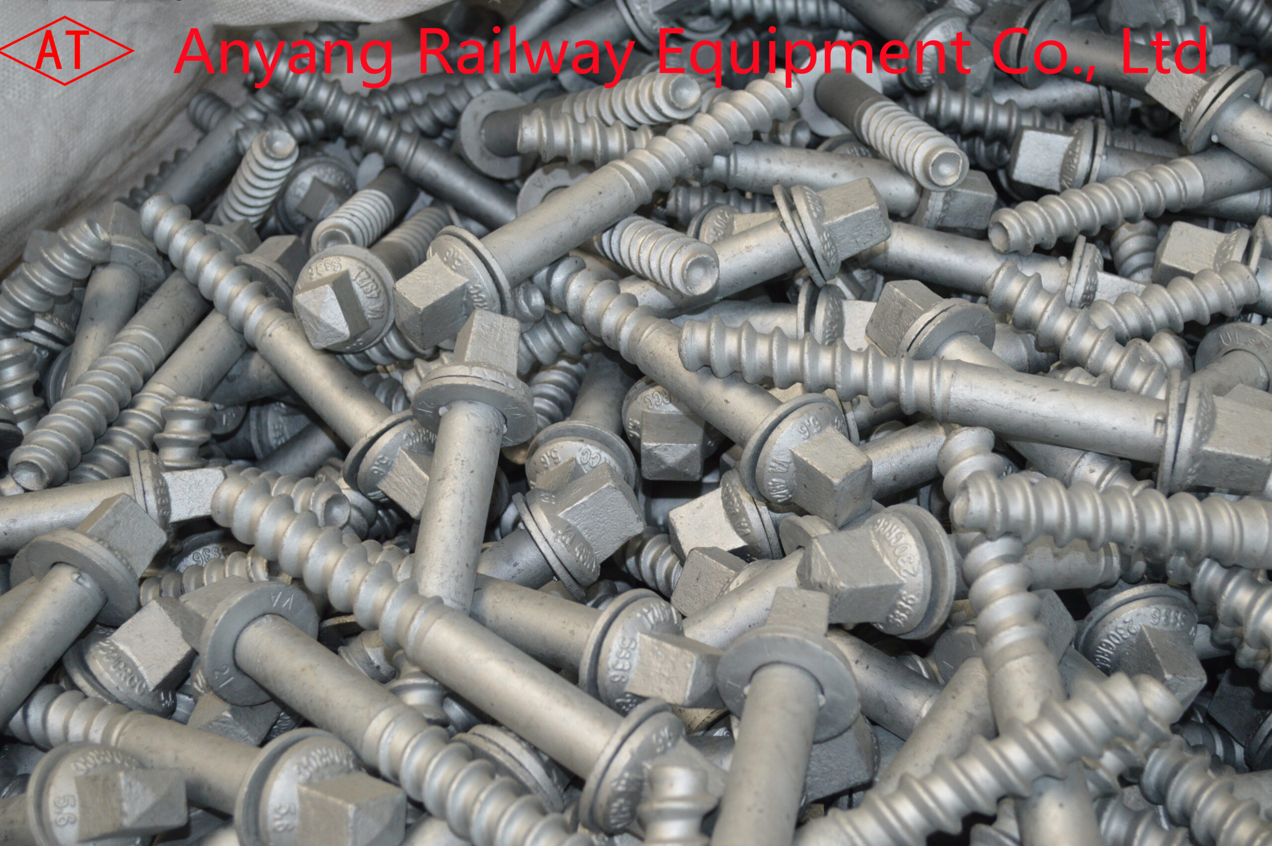 Screw Spikes, Threaded Spikes, Rail Spikes for Railway Fastening System