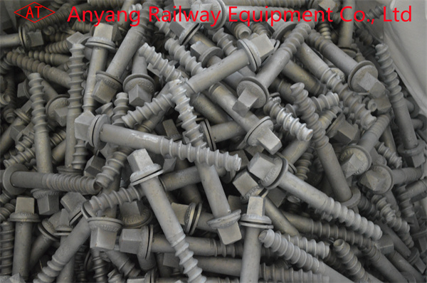 Ss36 Screw Spikes, Threaded Spikes – Hot Dip Galvanizing