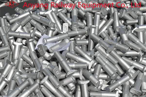 T-type Railway Bolts – Rail Fasteners Manufacturer
