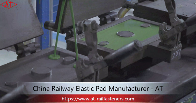 Railway Resilient Plates Under Tie Plates for Rail Fastening System
