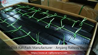 HDPE/EVA Rail Pads, Height-Adjustment Pads for Railway Fastening System