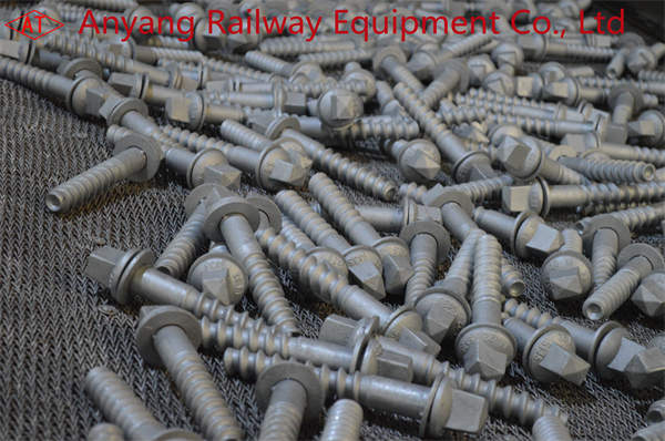 Ss35 Screw Spike with Uls7 Washer for Rail Fastening System