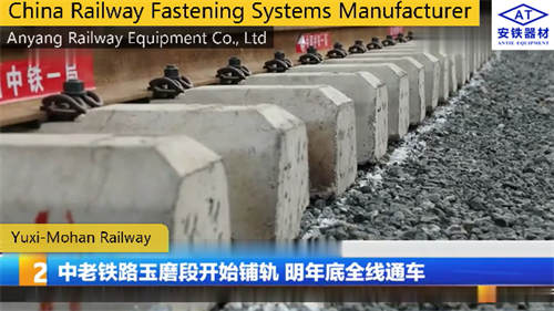 China Fastening Systems, Rail Joints, Guard Rail Products for China-Laos Railway