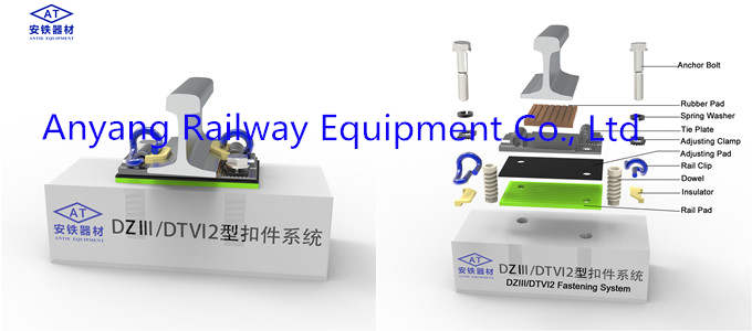 China DTVI2 Railway Rail Fastening System Manufacturer