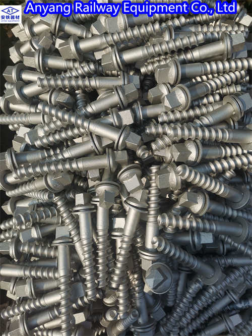 Ss35 Screw Spikes Manufacturer for Railway Rail Fixing