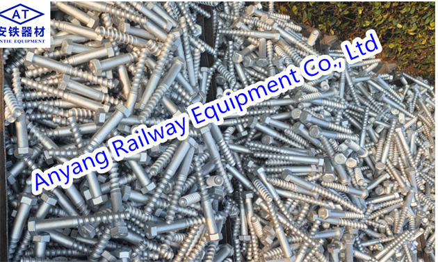 China Railway Screw Spikes for Metro Fastening System