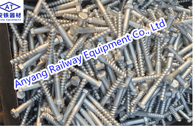 China Railway Threaded Spikes for Metro Fastening System