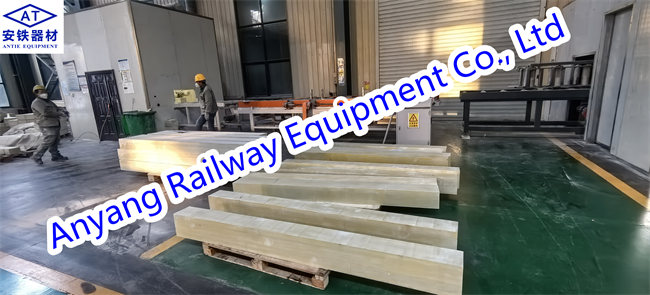 Fiber Reinforced Polyurethane Foam Synthetic Sleeper for Railway Bridge