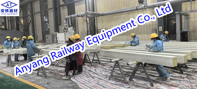 Synthetic Sleepers of Fiber Reinforced Polyurethane Foam, Railway Sleepers Factory