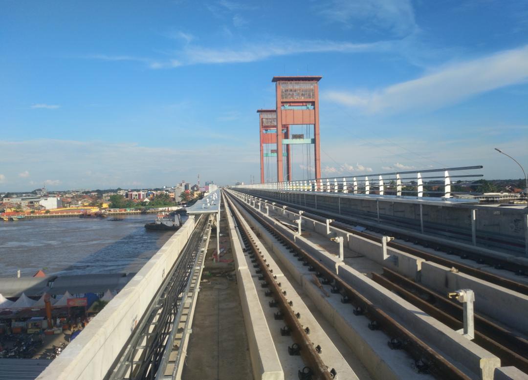 The Palembang Light Rail Track Laying Project in Indonesia