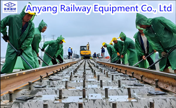 Railway Fasteners(rail guide plates, flat washers, nuts) Supplier for Wuhan Railway