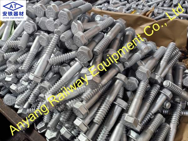 China Made Hexagon Anchor Bolts, Railway Rail Fasteners