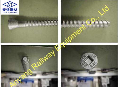 High Quality M22×160 Sleeper Screw – Railway Rail Fasteners